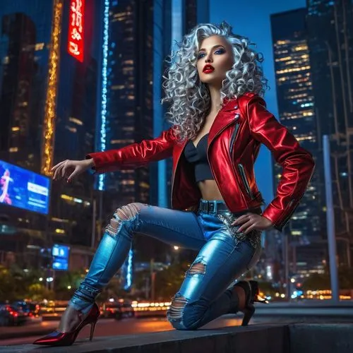 photo session at night,cardi,social,femme fatale,fashion shoot,tatianna,contessa,yildiray,female model,amira,leather jacket,ann,lilandra,jamilah,cyndi,sertab,passion photography,pleather,birds of prey-night,bri,Illustration,Retro,Retro 24