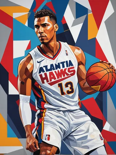 Create a vibrant and colorful Atlanta Hawks jersey that captures the team's energy.,hawk,hawks,hawk - bird,big hawk,hawk animal,nba,vector graphic,basketball player,flying hawk,game illustration,young