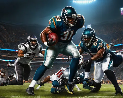 indoor american football,gridiron football,american football,nfl,american football cleat,national football league,arena football,sprint football,game illustration,sports game,running back,lineman,six-man football,football equipment,international rules football,defensive tackle,orlovsky,football,touch football (american),teal and orange,Illustration,Realistic Fantasy,Realistic Fantasy 34