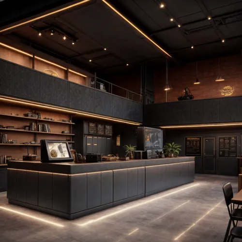 dark cabinetry,liquor bar,piano bar,dark cabinets,wine bar,bar counter,kitchen design,chefs kitchen,modern kitchen,interior modern design,modern kitchen interior,interior design,modern office,luxury home interior,cabinetry,nightclub,loft,big kitchen,penthouse apartment,unique bar