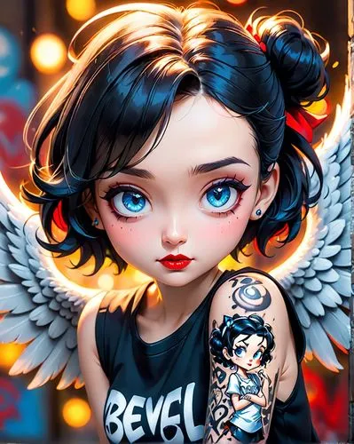 angel girl,angel,black angel,vintage angel,angelman,love angel,tattoo girl,crying angel,baroque angel,evie,butterfly dolls,angel face,angel and devil,angel wings,fallen angel,winged heart,angel wing,anjo,derivable,dark angel,Anime,Anime,Cartoon