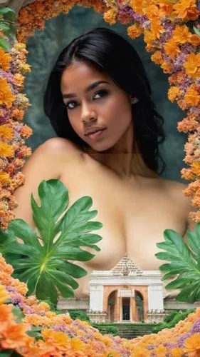 tropico,secret garden of venus,kacou,mugdha,girl in a wreath,suhana