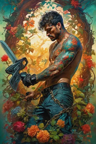 cg artwork,gardener,matador,lando,samurai,art,painting technique,man holding gun and light,mariachi,dagger,fantasy portrait,poseidon,samurai fighter,hd wallpaper,violinist,joshua,gun,aquaman,conquistador,merman,Conceptual Art,Fantasy,Fantasy 05