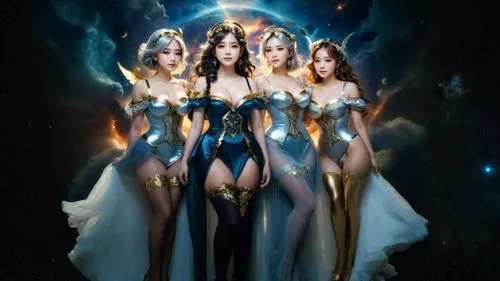 goddesses,priestesses,cassiopeia,spica,pleiades,angels of the apocalypse