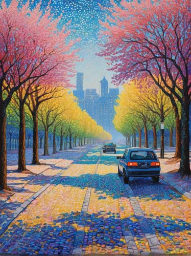 sakura trees,cherry blossom tree-lined avenue,tulip festival,jacaranda,magnolia trees,blooming trees,sakura tree,jacaranda trees,the cherry blossoms,maple road,tree-lined avenue,cherry blossom festival,japanese sakura background,springtime background,rose drive,blooming field,sakura blossom,tree lined lane,flower carpet,magnolias,Conceptual Art,Daily,Daily 31