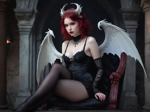 black angel,dark angel,fallen angel,angel and devil,devil,evil fairy,angel of death,vintage angel,lucifer,baroque angel,angelology,business angel,fire angel,archangel,gothic woman,angel,gothic fashion,winged heart,gothic style,gothic,Illustration,Realistic Fantasy,Realistic Fantasy 44