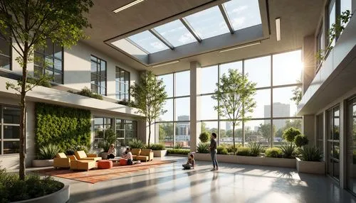 atriums,modern office,penthouses,daylighting,bridgepoint,atrium,interior modern design,hoboken condos for sale,3d rendering,wintergarden,landscaped,office buildings,homes for sale in hoboken nj,lofts,office building,offices,headoffice,phototherapeutics,revit,hovnanian