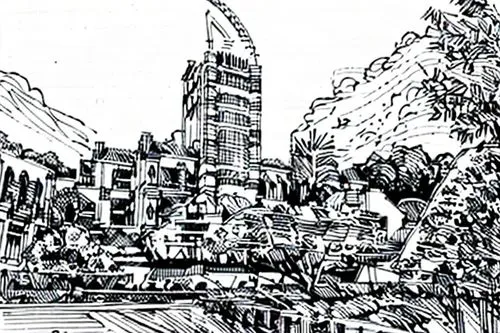 city scape,city buildings,maya city,cityscape,kuala lumpur,monaco,kowloon,shard,city skyline,building valley,skyscrapers,gherkin,metropolis,mono-line line art,tehran,urban landscape,shinjuku,kowloon c