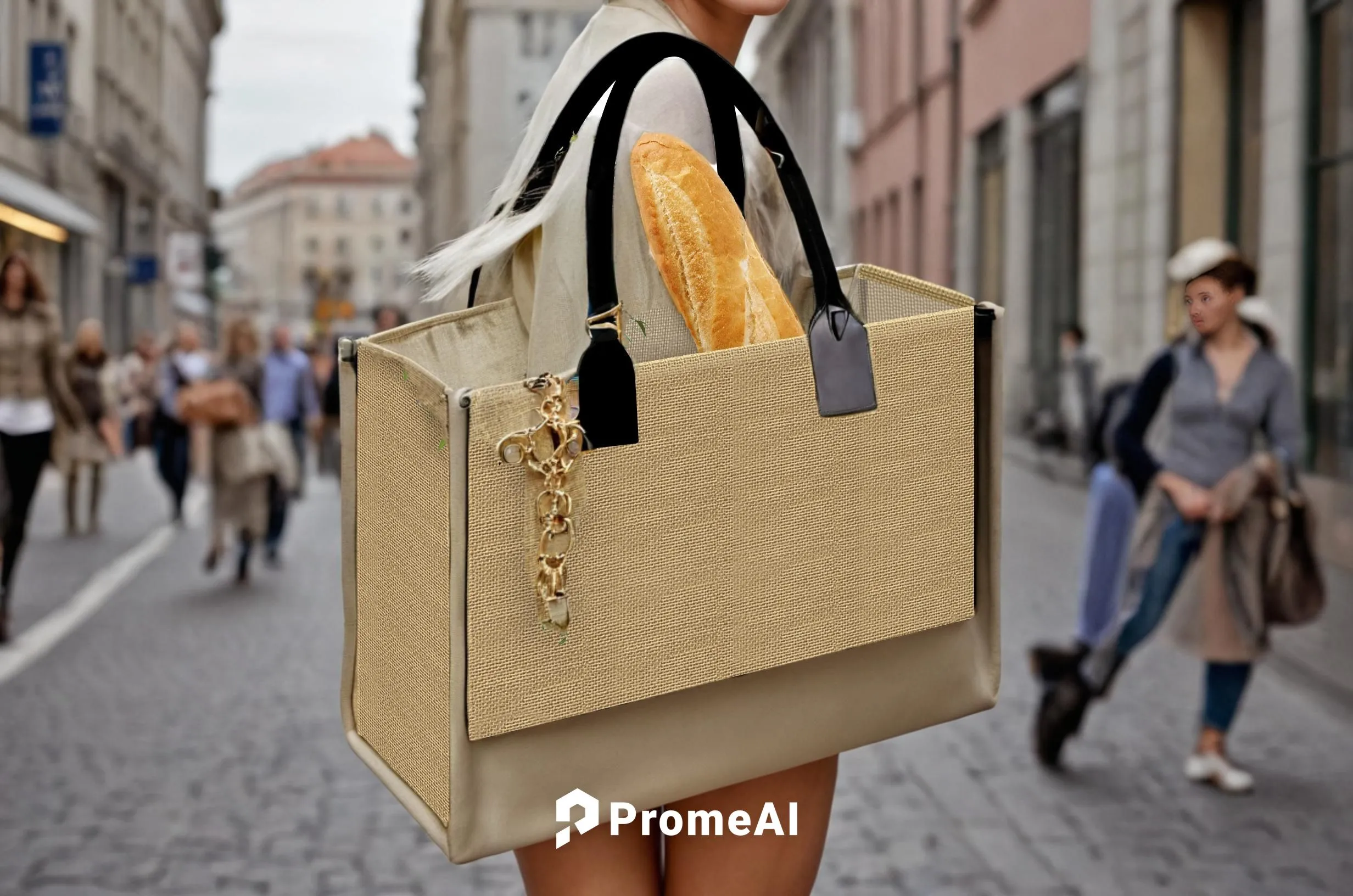 一位欧美模特在户外街道上，手提提包,shopping bag,shopper,shopping bags,paper bag,paper bags,shopping icon,yellow purse,birkins,handbag,grocery bag,delvaux,woman shopping,carryall,shopping basket,bag,eco friendly bags,s