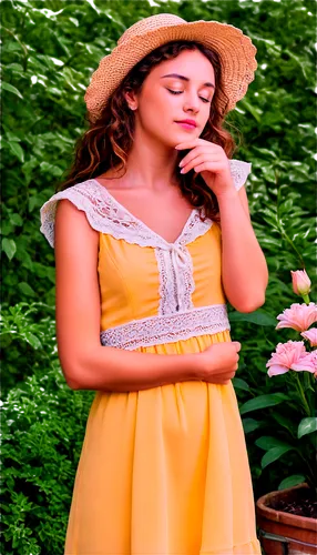 yellow sun hat,yellow garden,yellow color,yellow background,yellow,yellow jumpsuit,yellow orange,yellow rose background,country dress,yellow petal,girl in flowers,vintage dress,spring background,yellow flower,women clothes,yellow mustard,little yellow,beautiful girl with flowers,lemon background,yellow peach,Art,Artistic Painting,Artistic Painting 25