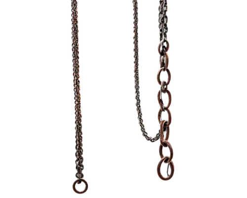 pendulums,necklaces,iron chain,pendants,chain,teardrop beads,rainbeads,quipu,jewelry florets,oxidising,oxidise,yurman,copperweld,rusty chain,tears bronze,copper frame,anchor chain,isolated product image,letter chain,electroplated,Illustration,Paper based,Paper Based 22