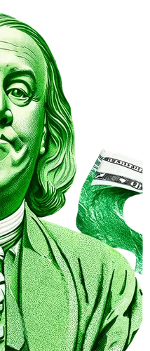 US dollar bills, crumpled, scattered, green color, Benjamin Franklin portrait, Treasury seal, serial number, fluttering, falling, realistic texture, detailed wrinkles, soft focus, shallow depth of fie