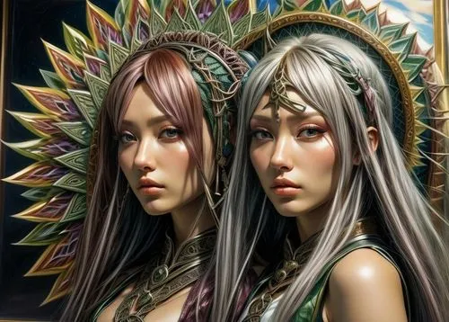 priestesses,headdresses,empresses,huaylas,goddesses,diadems