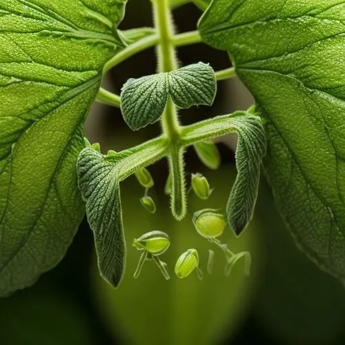 jack-in-the-pulpit,mint leaf,figwort,mexican mint,nightshade plant,borago officinalis,veratrum,mentha,passion flower tendrils,stevia,poisonous plant,physalis peruviana,physalis,dark green plant,passion flower vine with bud,stevia rebaudiana,solomon's seal,passion flower vine,naranjilla,smooth solomon's seal,Realistic,Flower,Lemon Balm