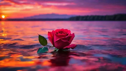 flower in sunset,water rose,romantic rose,landscape rose,pink rose,flower water,seerose,red water lily,peace rose,water flower,rose pink colors,rose bloom,bright rose,water lotus,beautiful flower,rose flower,flower rose,flower background,pink water lily,red rose,Photography,General,Fantasy