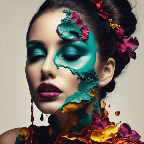 rankin,chevrier,pigments,toucouleur,painted lady,vibrantly,bodypainting,beautifying,body painting,vinoodh,splotches of color,jingna,couleur,cosmetics,unmasks,fluidity,coloristic,warpaint,fallen colorful,splash of color,Photography,Artistic Photography,Artistic Photography 05