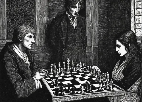 chess game,english draughts,chessboards,chessboard,chess men,chess player,game illustration,chess,chess board,play chess,chess pieces,chess cube,chess icons,engraving,vertical chess,escher,the girl's face,tense,throughout the game of love,suit of spades,Illustration,Black and White,Black and White 28