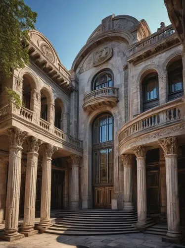 dolmabahce,athenaeum,athens art school,sursock,borromini,llotja,institucional,supreme administrative court,celsus library,sapienza,caltech,pinacoteca,universitarios,camondo,villa cortine palace,exedra,court of law,politecnico,universita,federal palace,Illustration,Retro,Retro 23