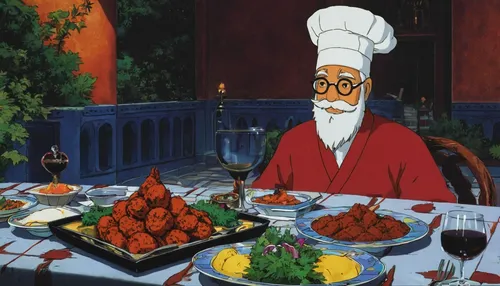 studio ghibli,bahian cuisine,teppanyaki,iranian cuisine,rendang,kabsa,evangelion eva 00 unit,placemat,yakiniku,evangelion unit-02,ramadan,turkish cuisine,cuisine classique,gastronomy,chef,cuisine,pilaf,japanese restaurant,takikomi gohan,christmas menu,Illustration,Japanese style,Japanese Style 14