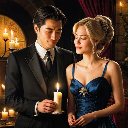 beautiful couple,wedding couple,hyoty,wedding photo,young couple,romantic scene,forwood,kangin,candlelights,lakorn,prince and princess,malec,wedding icons,melian,kangwon,candlelit,inamorata,candlelight,pre-wedding photo shoot,silver wedding,Illustration,Black and White,Black and White 19