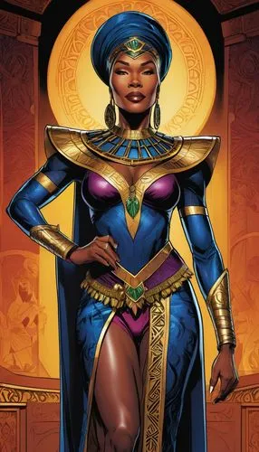 lilandra,nubia,teferi,ororo,uatu,neith,Illustration,American Style,American Style 13