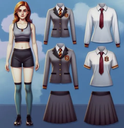 school clothes,derivable,a uniform,school skirt,uniforms,uniform,business girl,police uniforms,dressup,women's clothing,schoolteacher,headmistress,trinian,tailcoats,secretarial,businesswoman,warbler,business woman,shirttails,outfits,Unique,Design,Character Design