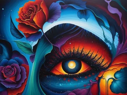 Painting Abstract Body Art Oil Painting
,cosmic eye,peacock eye,abstract eye,all seeing eye,eye butterfly,third eye,eye,eye ball,gazer,women's eyes,majora,eyeball,cosmic flower,red eyes,vibrantly,hypn