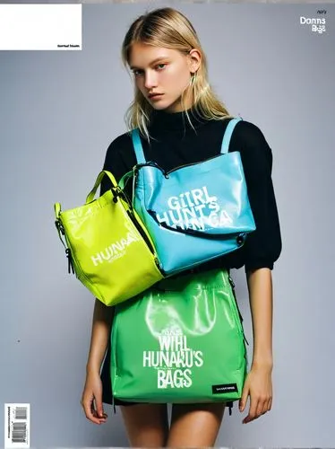 Cover page of the magazine "GIRL’s BAGS",shopping bags,shopping bag,grocery bag,shopper,eco friendly bags,bags,gift bags,nylon,apple bags,bag,plastic bag,asos,taschen,gift bag,lucky bag,musette,paper 