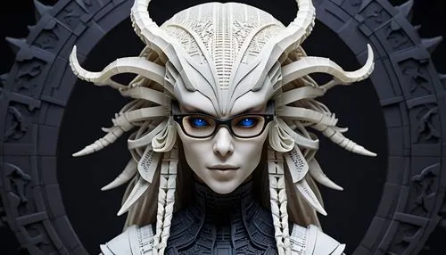 lokportrait,male elf,dark elf,fractalius,vax figure,violet head elf,elf,queen cage,loki,elven,librarian,magistrate,horn of amaltheia,fantasy portrait,horned,lokdepot,labyrinth,avatar,emperor,goatflower,Unique,Paper Cuts,Paper Cuts 03