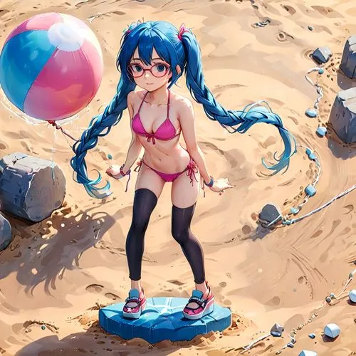 anime 3d,sonoda love live,lum,sonoda,blue heart balloons,umi,Anime,Anime,Realistic