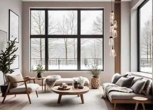 scandinavian style,winter window,danish furniture,wooden windows,sunroom,winter house,berkus,winter light,coziness,cozier,winter wonderland,winterplace,contemporary decor,snow scene,wintery,modern decor,frosted glass pane,scandinavica,snowed in,vinter,Illustration,Black and White,Black and White 04