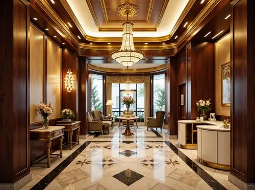 foyer,lobby,hotel hall,hallway,hotel lobby,claridge,entrance hall,entryway,claridges,gleneagles hotel,luxury hotel,amanresorts,luxury home interior,corinthia,emirates palace hotel,cochere,enfilade,luxury bathroom,entranceway,habtoor