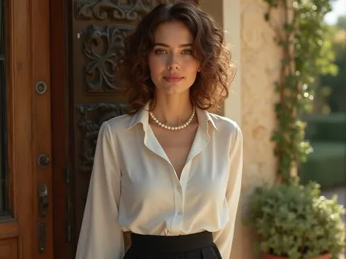 kurylenko,anastasiadis,carice,pearl necklace,abdullayeva,tiziana,scodelario,elegant,hallia venezia,elegante,blouse,bellucci,hatun,derya,sevda,patrizia,collar,necklace,dorsa,keira,Photography,General,Realistic