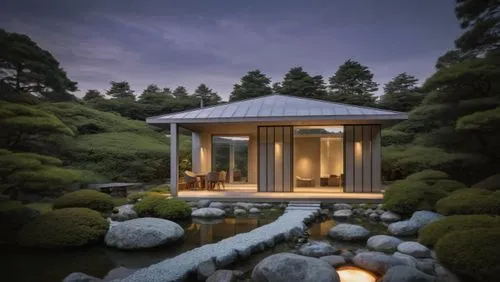 Japanese Zen Garden,japanese architecture,japanese-style room,japan's three great night views,japanese zen garden,japan garden,ginkaku-ji,summer house,golden pavilion,zen garden,kyoto,ginkaku-ji templ