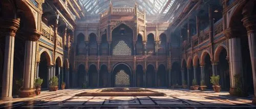 theed,hall of the fallen,cloistered,deruta,labyrinthian,islamic architectural,riad,sanctum,cathedral,courtyards,sanctuary,andalus,altgeld,medinah,monastery,monastic,kanawa,neogothic,arcaded,cathedrals,Art,Artistic Painting,Artistic Painting 35