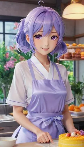 chef,ako,umai,cooking show,fondant,malasada,takoyaki,girl in the kitchen,plum cake,bibingka,yuki nagato sos brigade,bulli,sufganiyah,tempura,flaky pastry,waitress,dorayaki,woman holding pie,cooking chocolate,teppanyaki,Illustration,Japanese style,Japanese Style 04