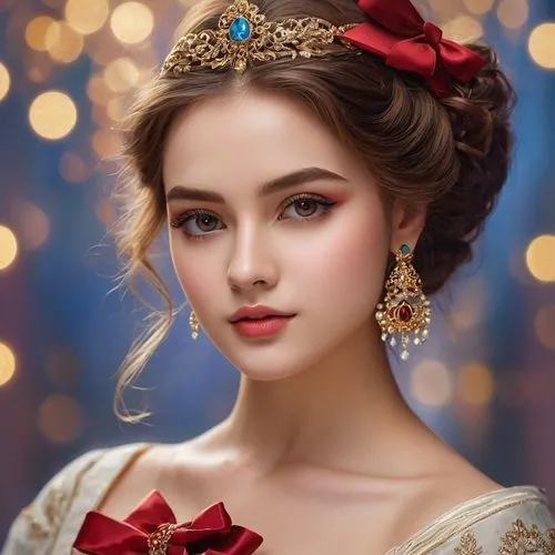 romantic portrait,romantic look,noblewoman,victorian lady,diadem,bridal jewelry,princess' earring,princess crown,gold crown,vintage makeup,principessa,amidala,golden crown,rosalinda,portrait background,gold jewelry,vintage woman,jeweller,beautiful bonnet,beautiful young woman,Photography,General,Commercial