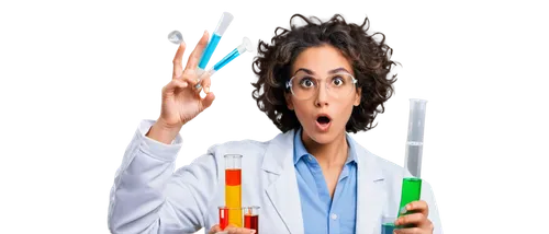 Mad scientist, wild hair, thick eyebrows, lab goggles, white coat, pocket protector, crazy eyes, holding test tube, mixing chemicals, explosion in background, bright lighting, shallow depth of field, 