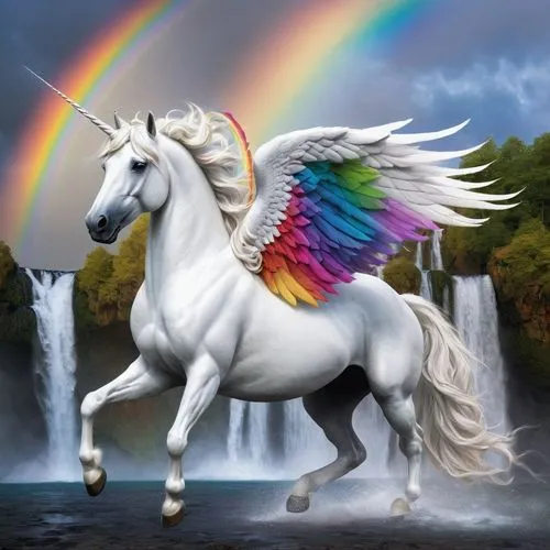 pegasys,unicorn background,licorne,unicorn and rainbow,pegasi,pegaso,Conceptual Art,Fantasy,Fantasy 11