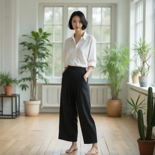 culottes,tonghe,menswear for women,woman in menswear,vietnamese,phuquy,xiaofei,suzong,yohji,trousers,hiroko,xiaomei,yifei,yanai,maxmara,heungseon,ayako,xiaoli,kaewparadai,kaew,Photography,General,Realistic