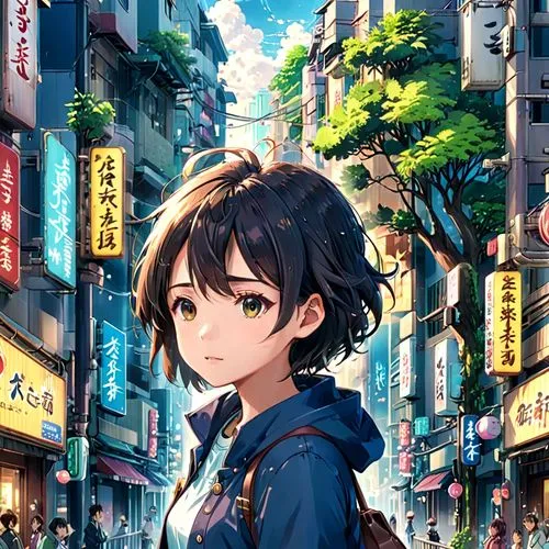 akiba,akihabara,kumiko,tamako,ghibli,niijima,Anime,Anime,Realistic