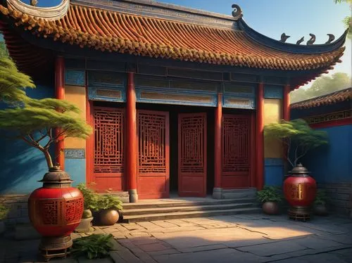 qibao,baoding,qingcheng,hutong,yunnan,teahouse,baoqing,summer palace,hall of supreme harmony,oriental painting,asian architecture,dojo,dacheng,teahouses,qufu,buddhist temple,tianxia,jingshan,gulou,shifeng,Art,Classical Oil Painting,Classical Oil Painting 32