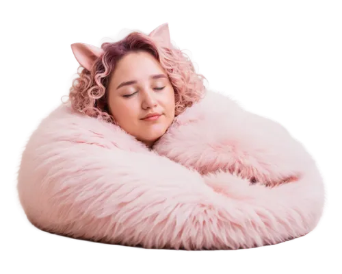 bean bag chair,sleeping bag,travel pillow,cats angora,cat bed,bean bag,pink cat,sleeper chair,inflatable mattress,american curl,sleeping cat,sleepy sheep,dog bed,cat kawaii,kawaii pig,sleeping apple,nap mat,pompom,pouf,nap,Illustration,Japanese style,Japanese Style 17