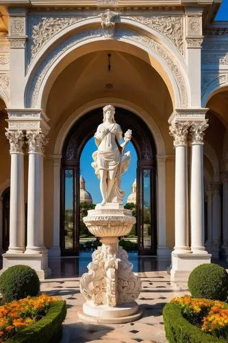 villa balbianello,villa d'este,philbrook,villa cortine palace,nemacolin,belvedere,ritzau,dolmabahce,villa balbiano,kykuit,decorative fountains,palladianism,cochere,orangerie,portico,palladio,palladian,loggia,garden of the fountain,palace garden,Illustration,Vector,Vector 21