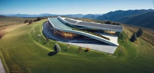 snohetta,futuristic art museum,futuristic architecture,svizzera,dunes house,house in the mountains