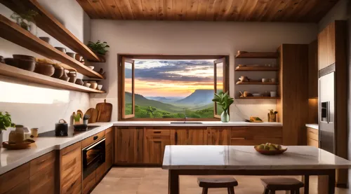 kitchen design,kitchen interior,modern kitchen,modern kitchen interior,kitchenette,kitchen,wooden windows,tile kitchen,kitchen cabinet,new kitchen,the kitchen,big kitchen,kitchen remodel,the cabin in the mountains,chefs kitchen,wood window,modern minimalist kitchen,cabinetry,house in mountains,pantry