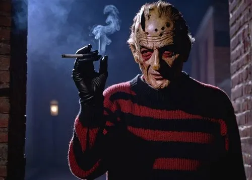 smoking man,halloween and horror,with the mask,smoking cigar,maul,male mask killer,cigar,jigsaw,wooden mask,saw,bogeyman,wearing a mandatory mask,halloween2019,halloween 2019,iridigorgia,ffp2 mask,killer,smoking,knife head,vaping,Illustration,American Style,American Style 09