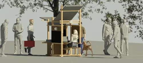 kiosk,four poster,3d rendering,playset,pop up gazebo,3d render,puppet theatre,3d model,render,street furniture,dog house frame,four-poster,easel,3d rendered,dog house,telephone booth,3d modeling,bus shelters,reconstruction,play tower