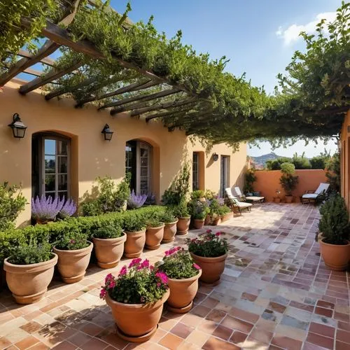 patio,patios,pergola,courtyards,courtyard,grape vines,Photography,General,Realistic