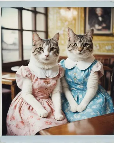 vintage cats,vintage cat,oktoberfest cats,tea party cat,cat's cafe,two cats,animals play dress-up,vintage boy and girl,vintage girls,vintage man and woman,felines,vintage post card,vintage children,waiting staff,vintage china,cats,cat image,vintage french postcard,vintage art,wedding photo,Photography,Documentary Photography,Documentary Photography 03